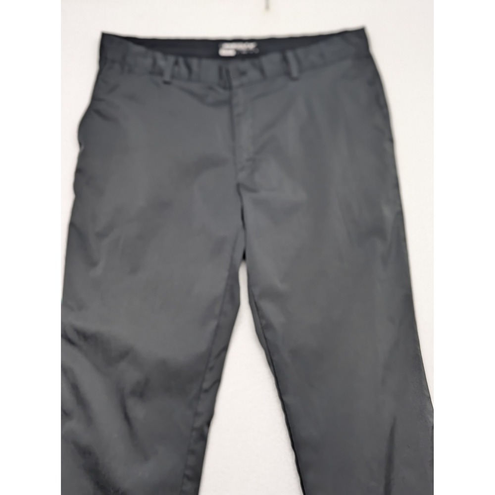 Nike Golf Tour Performance Dri-FIT Pants 2 pair lot Mens Black Gray Flat Front